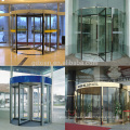 superior quality 3 wings automatic revolving door with Germany